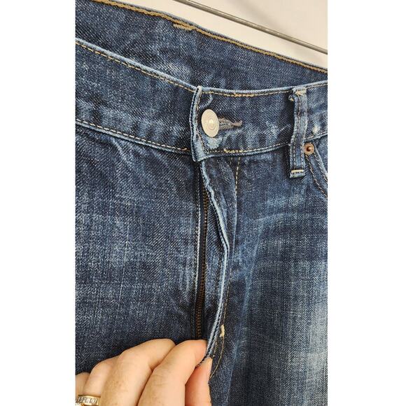 Ralph Lauren Denim And Supply Slouch Fit Dark Wash Jeans 36 X 32 - Picture 6 of 9